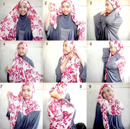 Cara memakai hijab pashmina yang simple  cara hijab kreatif dan elegant